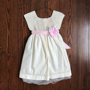 Handmade off white kids dress